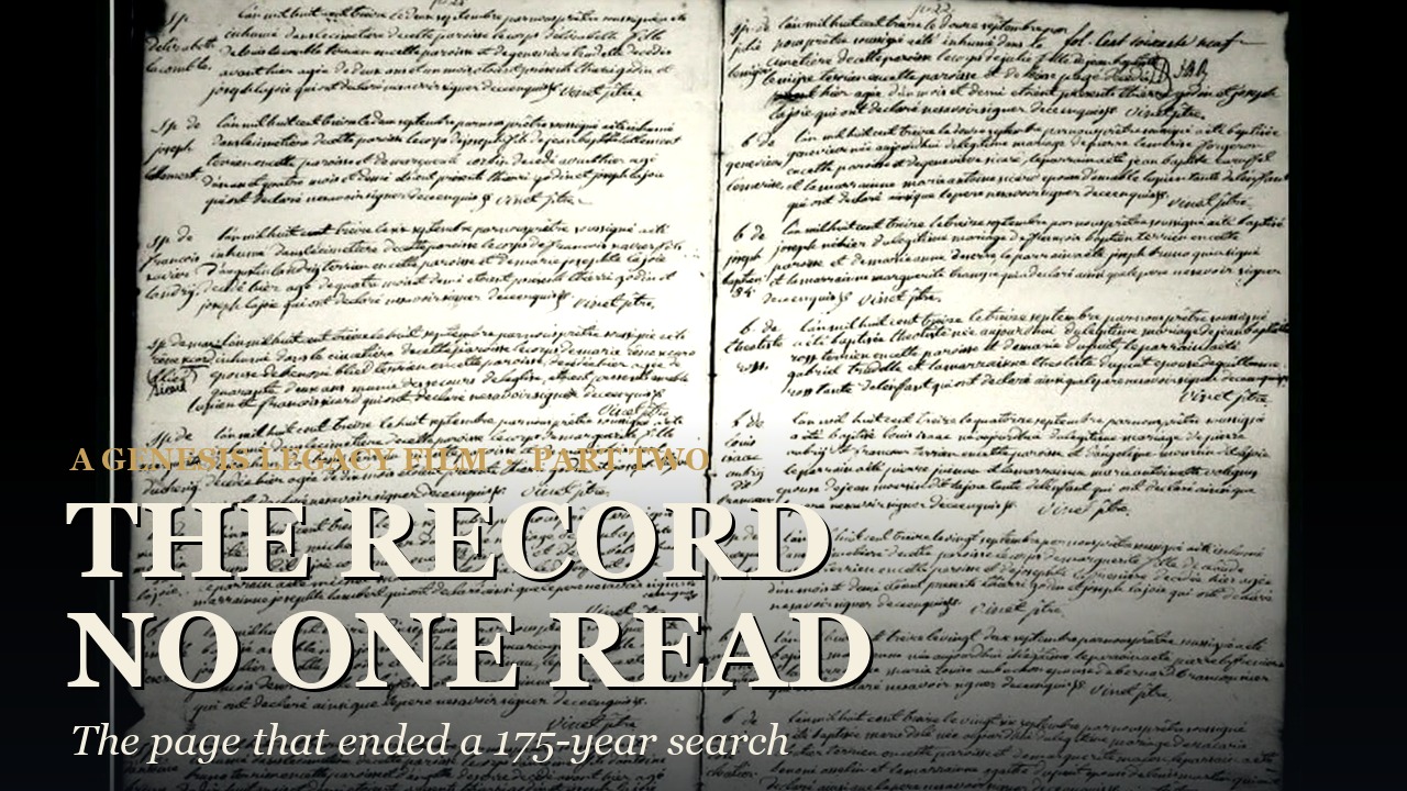 The Record No One Read — The Page That Ended a 175-Year Search